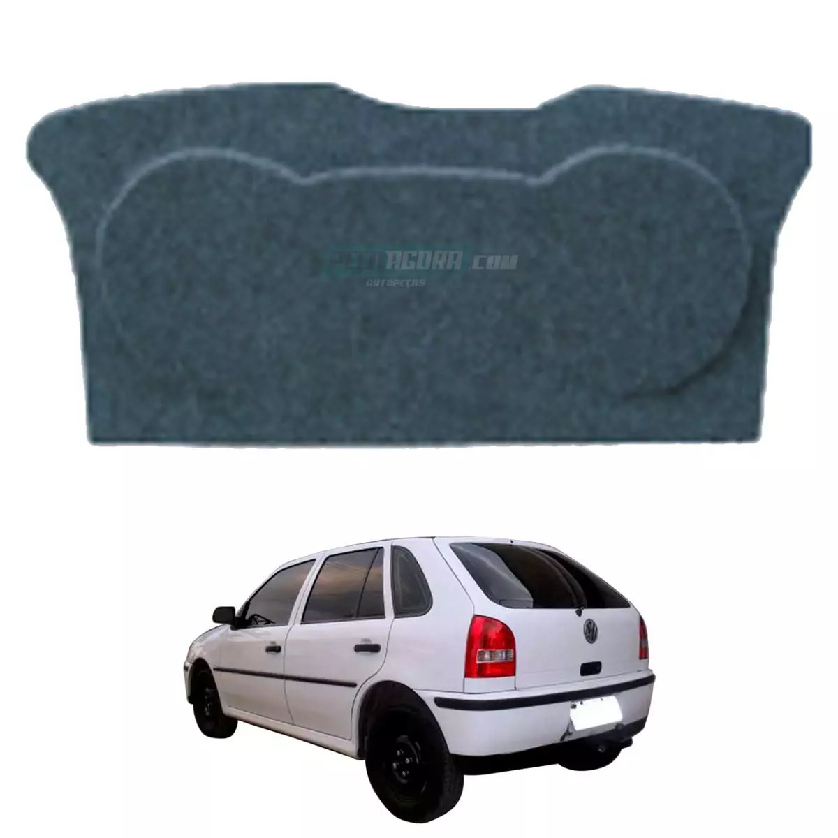 TAMPA PORTA MALA GOL 1995 EM DIANTE GRAFITE (M308009)