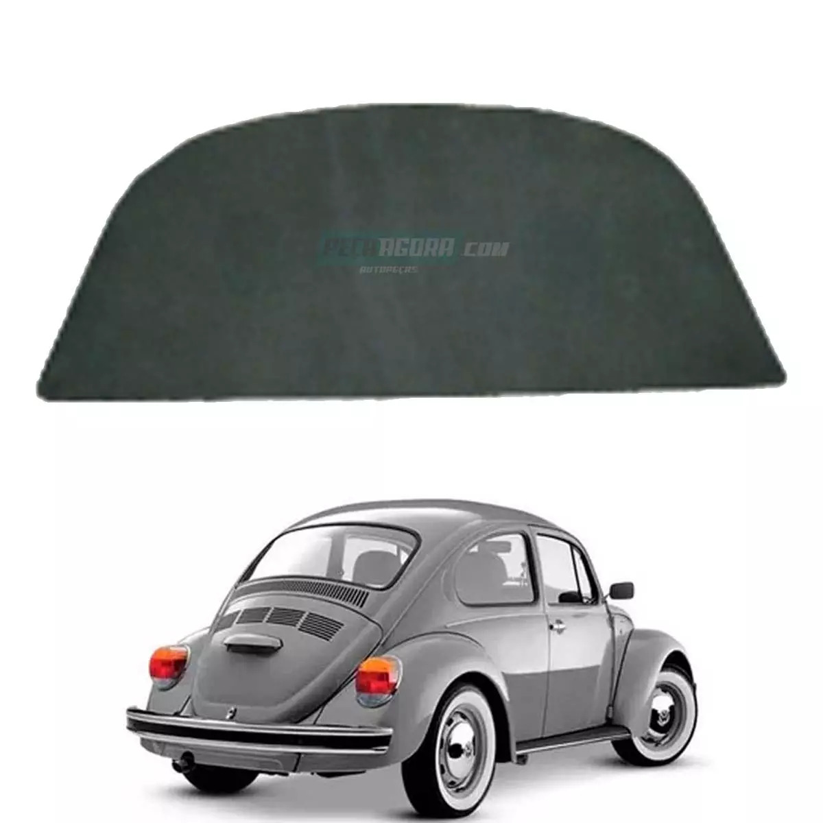 TAMPA PORTA MALA FUSCA VELUDO (M305016)