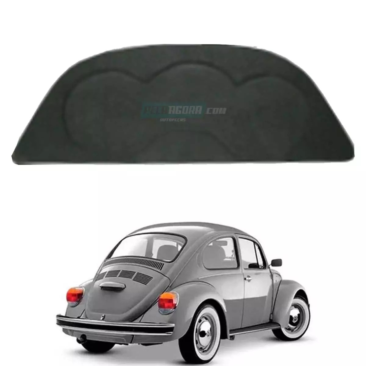 TAMPA PORTA MALA FUSCA CINZA (M308325)