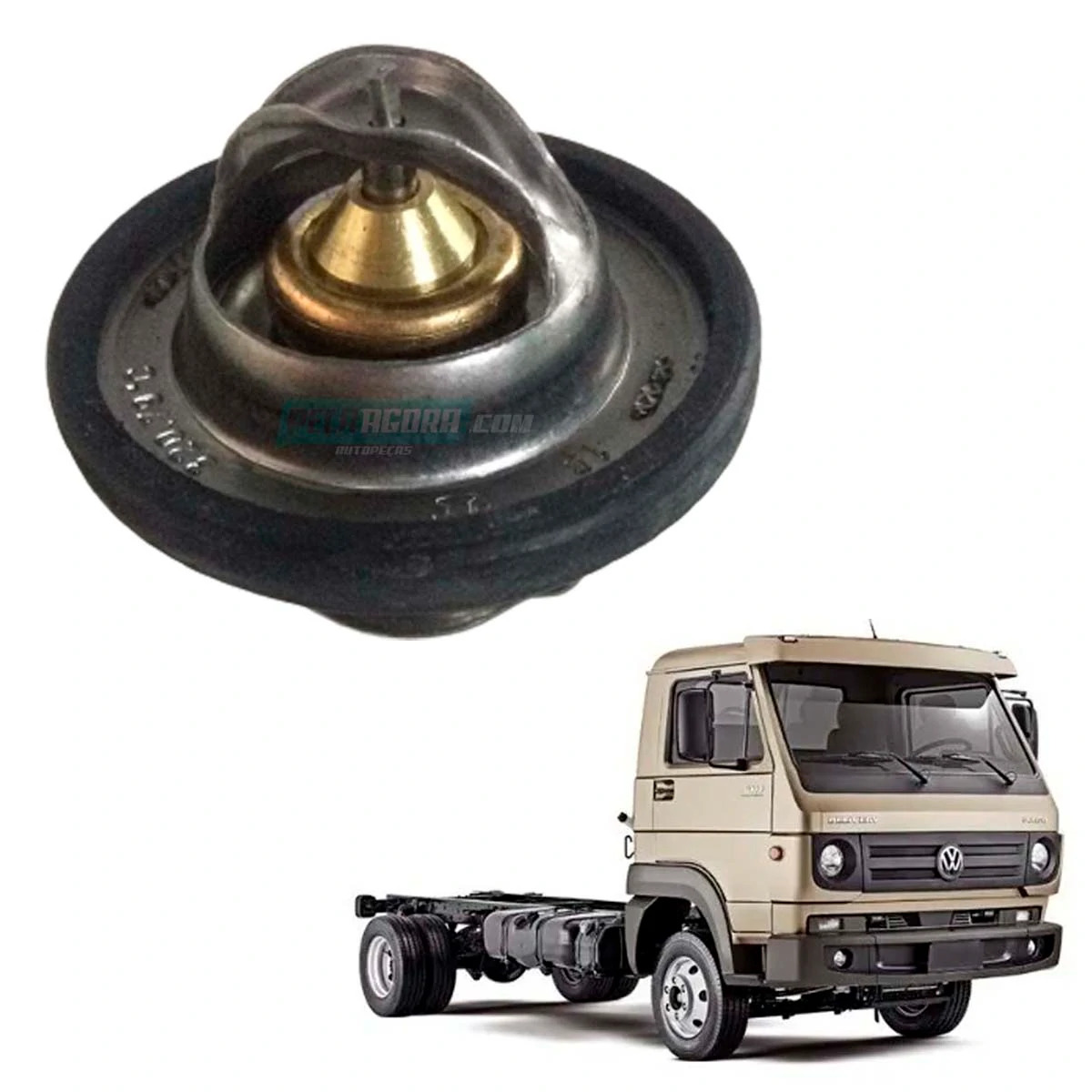 VALVULA TERMOSTATICA MWM SPRINT 4.08 REFIL 79 GRAUS VW 5140 8150 DELIVERY ONIBUS