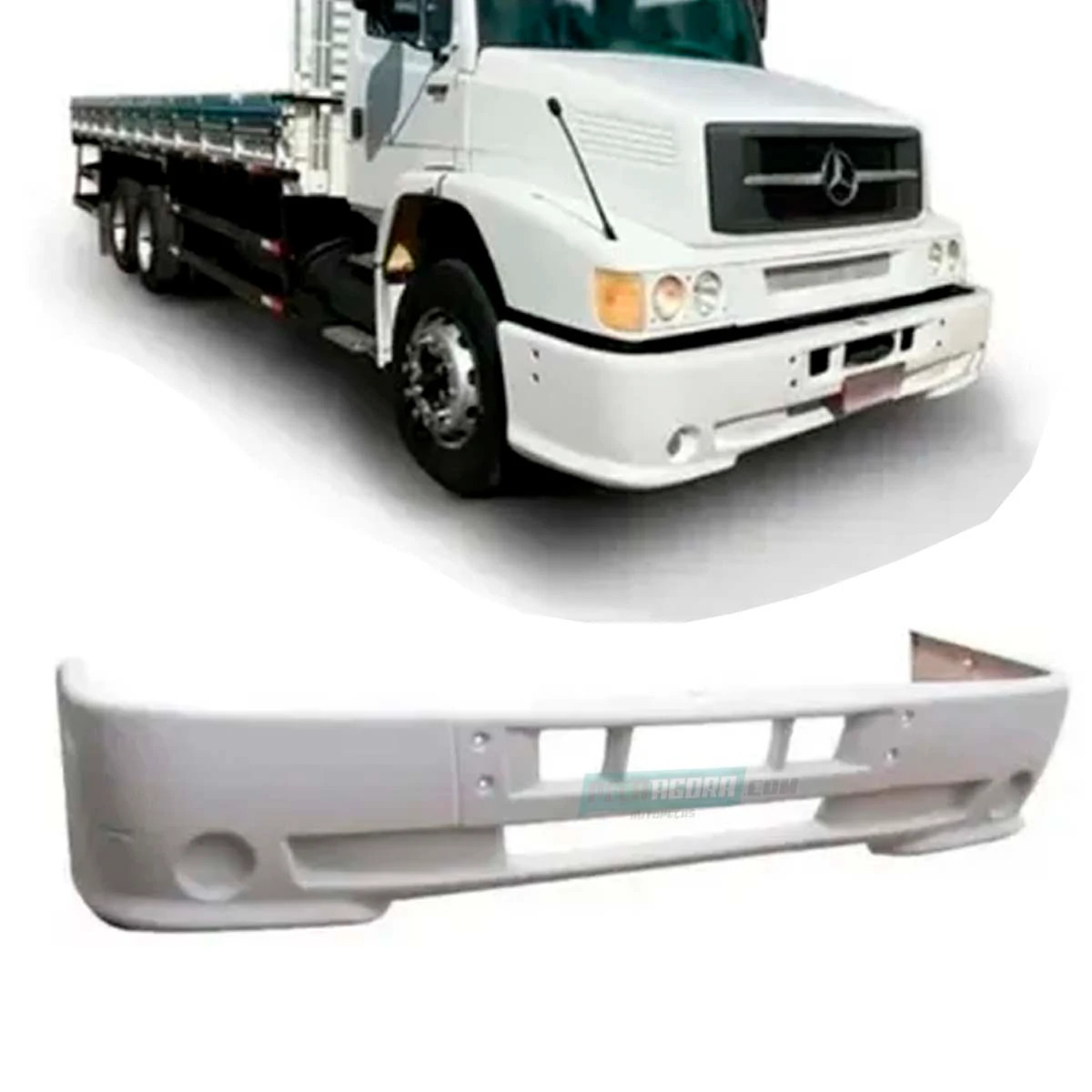 PARACHOQUE INTEIRO CAMINHAO MB 1620 ...99 FIBRA MERCEDES BENZ (6948807070-AS3378