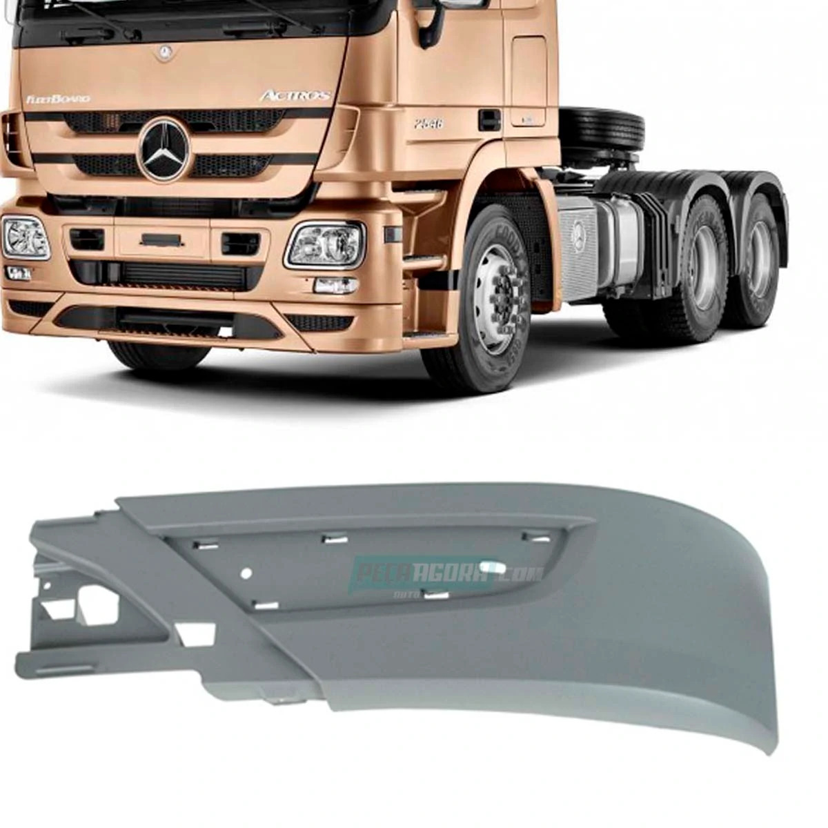 PONTEIRA LE SPOILER MENOR MB ACTROS TETO BAIXO  (9438851625.)
