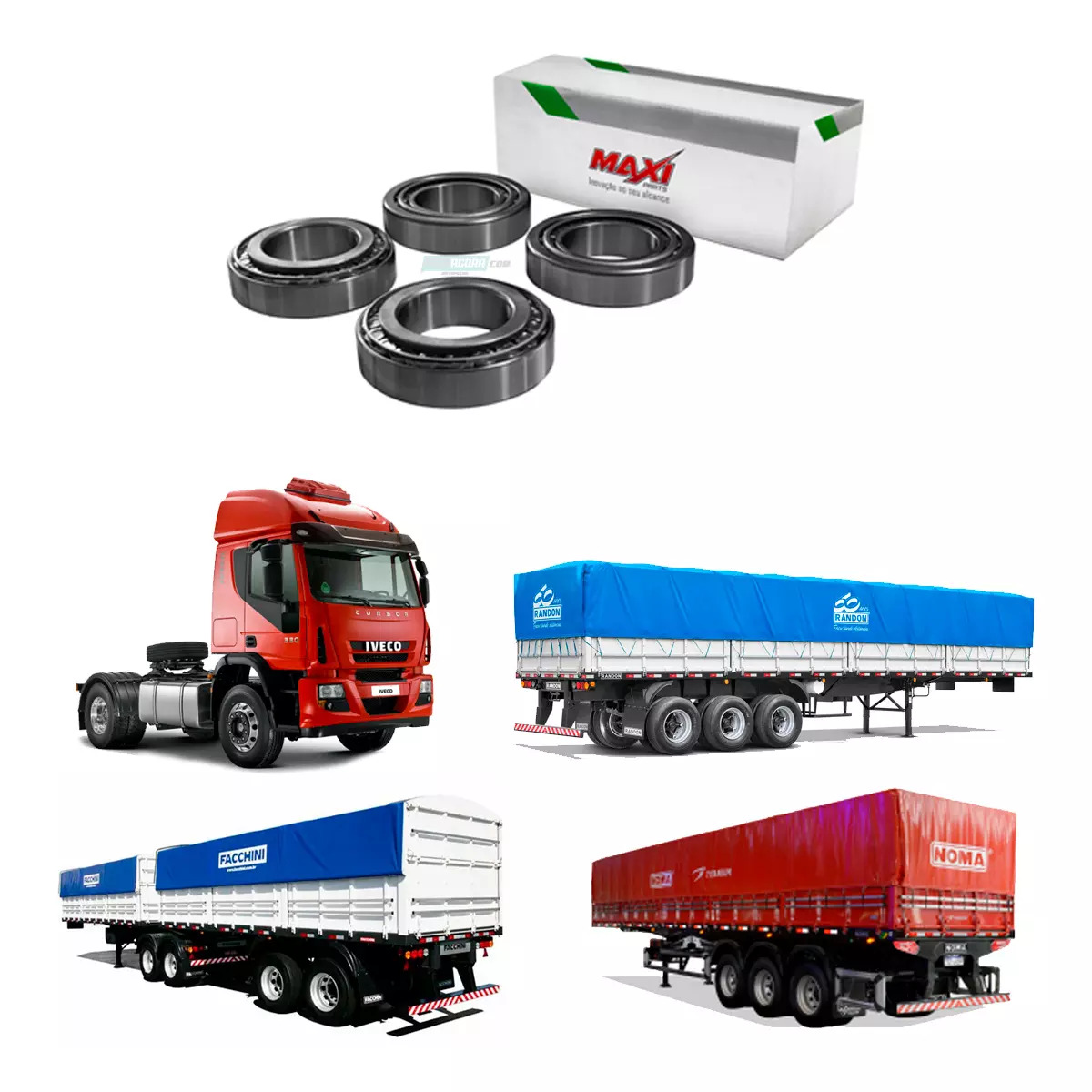 ROLAMENTO RODA INTERNO CARRETA 32218 CARRETA FACCHINI NOMA RANDON SCANIA 110 111