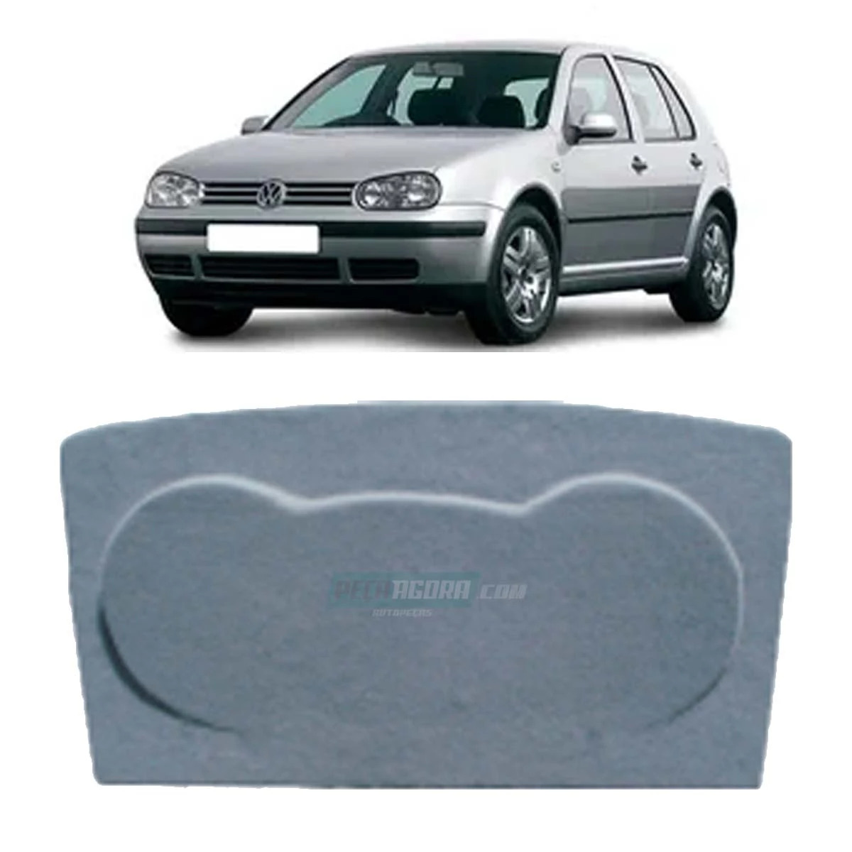 TAMPA PORTA MALA GOLF 99 A 12 CINZA (M308245)