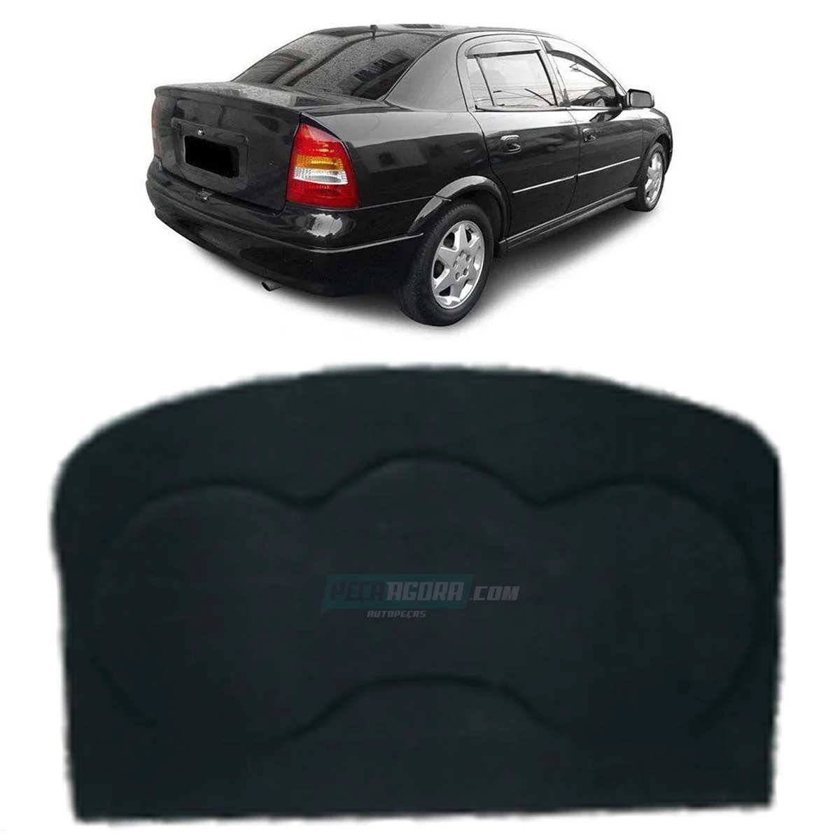 TAMPA PORTA MALA ASTRA 2 OU 4 PORTAS CINZA (M308666)