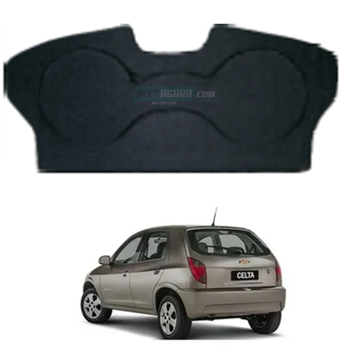 TAMPA PORTA MALA CELTA 2007 GRAFITE (M308219)