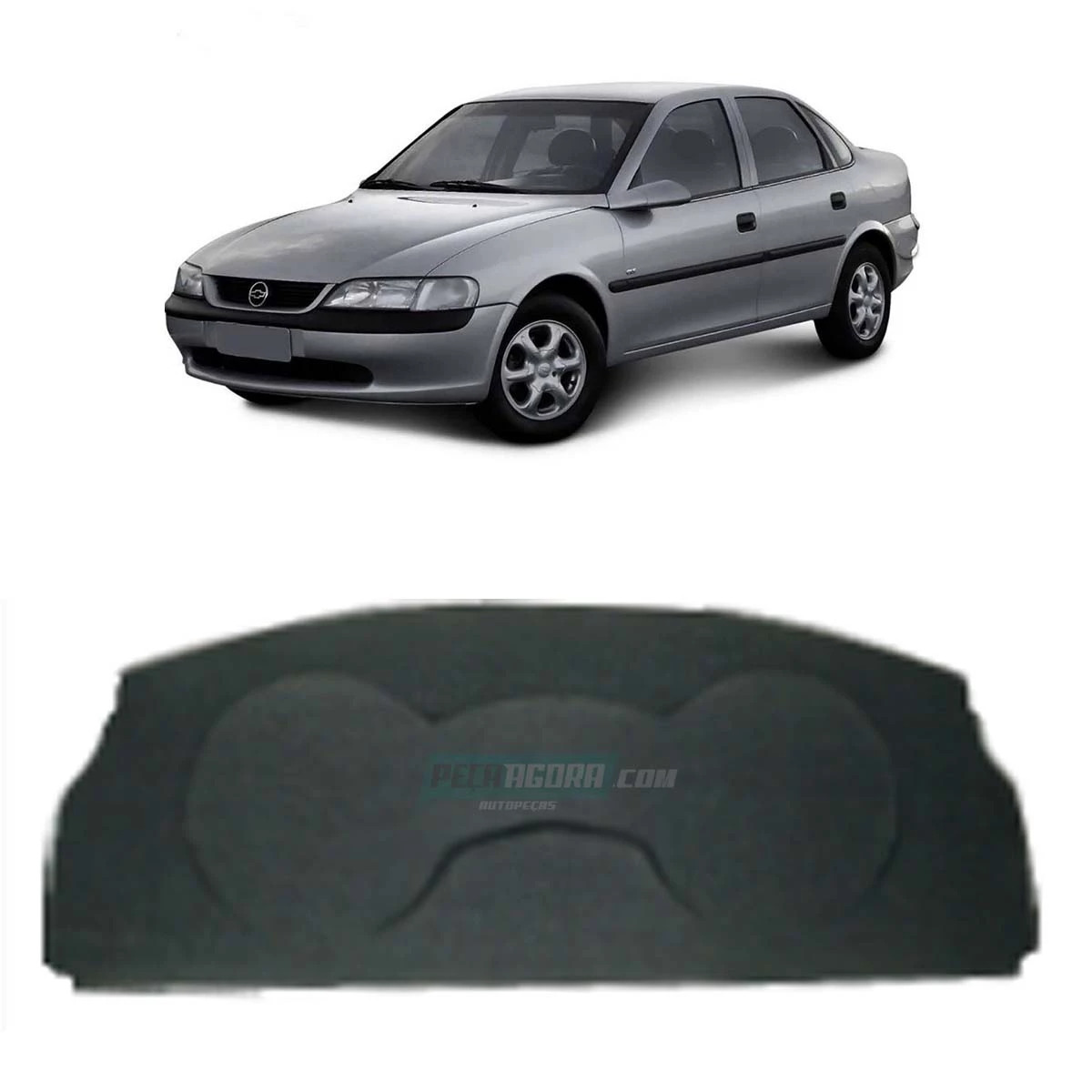 TAMPA INTERNA PORTA MALA VECTRA 97 DIANTE CINZA (M308631)