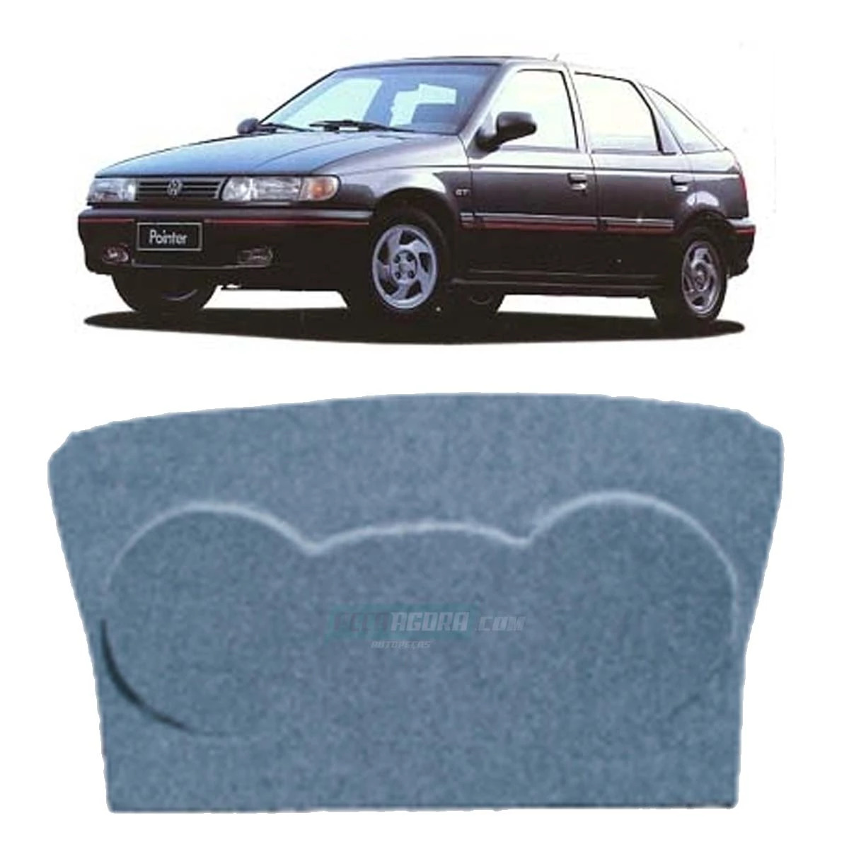 TAMPA PORTA MALA POINTER PRETO (M308053)