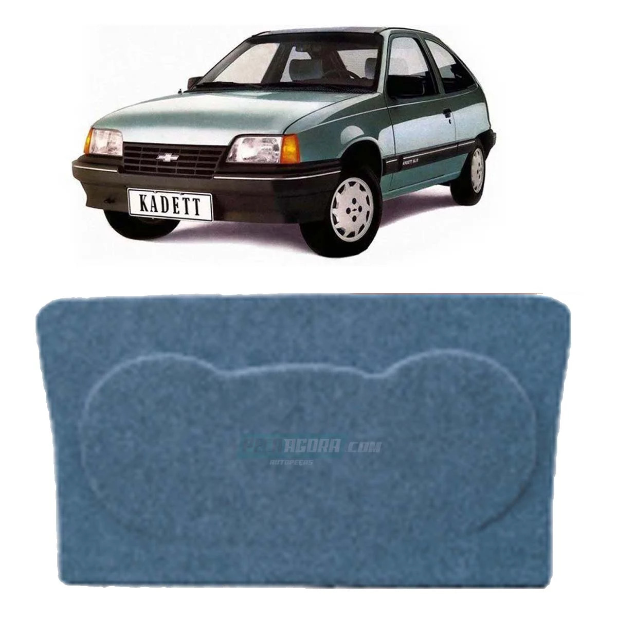 TAMPA PORTA MALA KADETT GRAFITE (M308017)