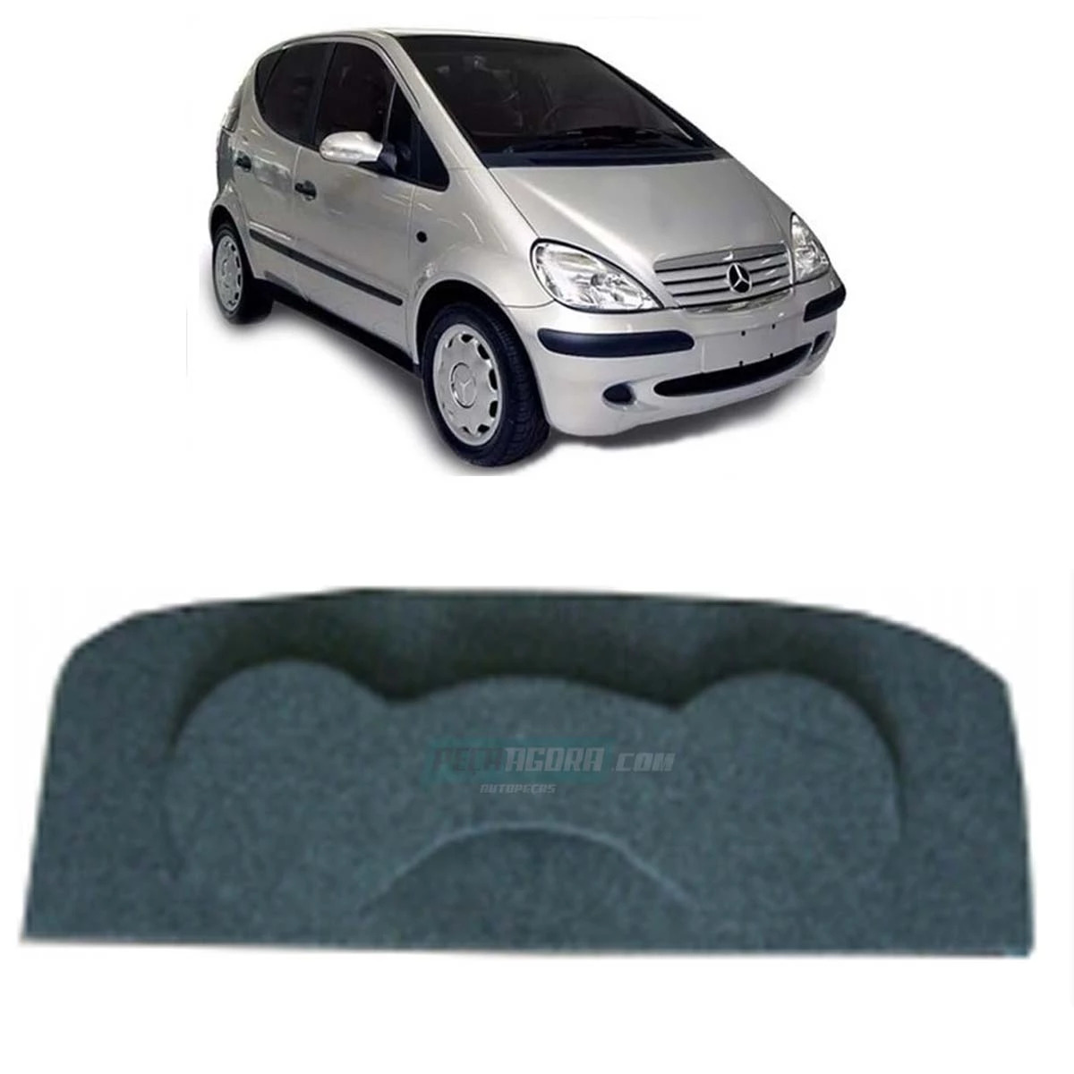 TAMPA PORTA MALA MB MERCEDES BENZ CLASSE A 98 A 05 CINZA (M308203)