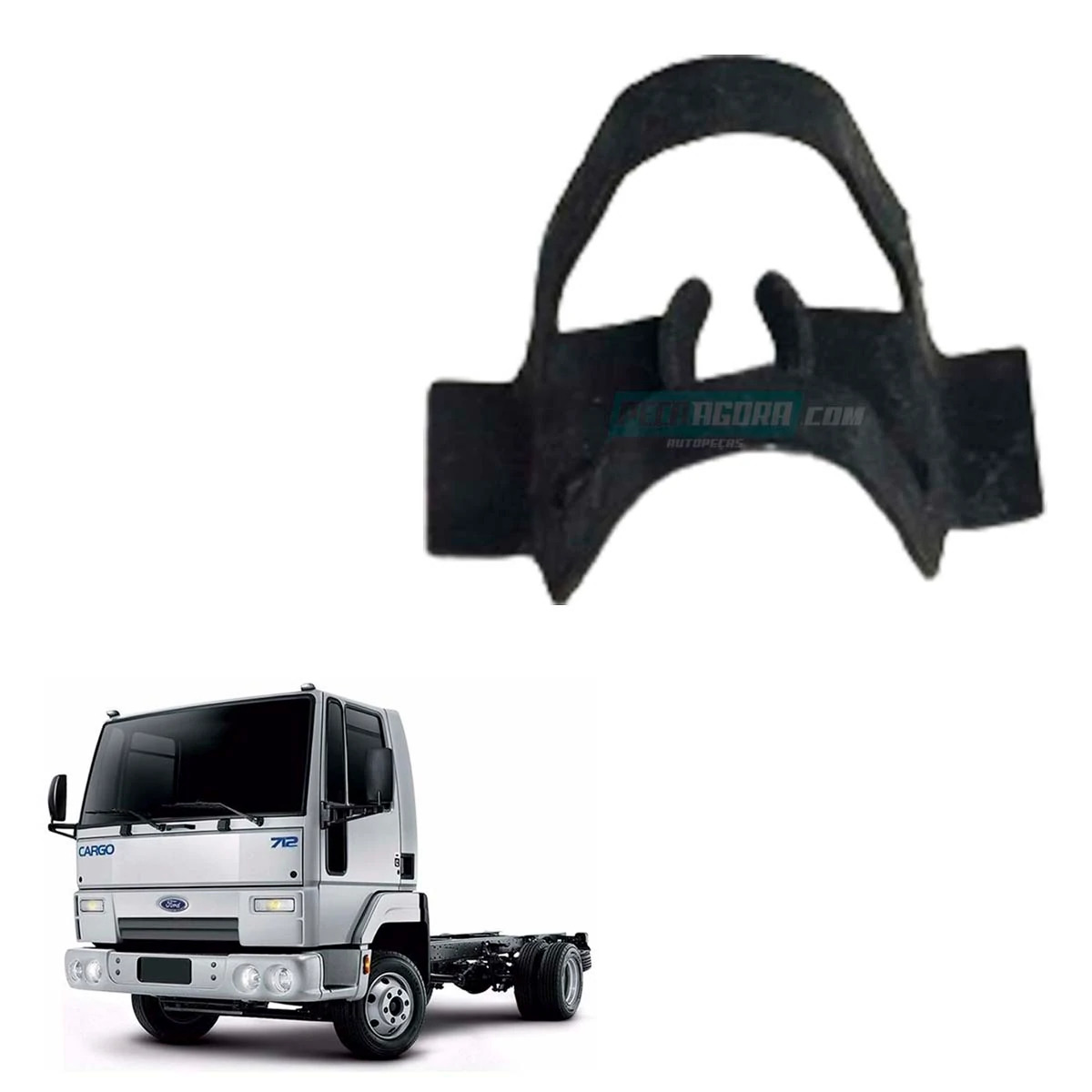 PRESILHA PAINEL INSTRUMENTO 16,3X3,0X1,2 FORD CARGO 712 814 815 915 1215 1415 16