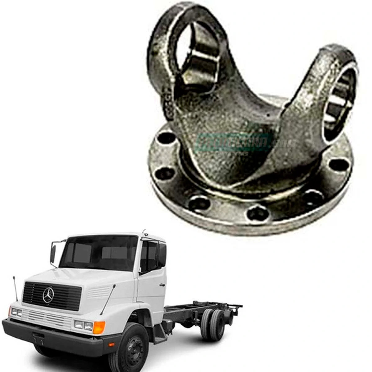 TERMINAL FLANGE CARDAN DE ORELHA 8 FUROS MB 1621 1624 1625 2318 1921 1924 (33541