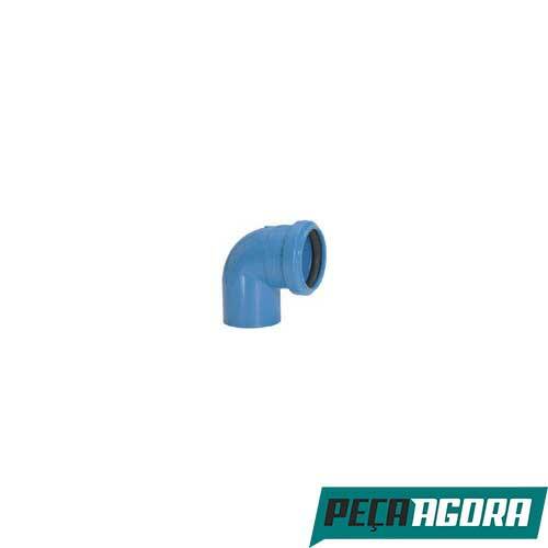 JOELHO AZUL PARA TUBO DESCARGA 38MM AMANCO (20227CC)