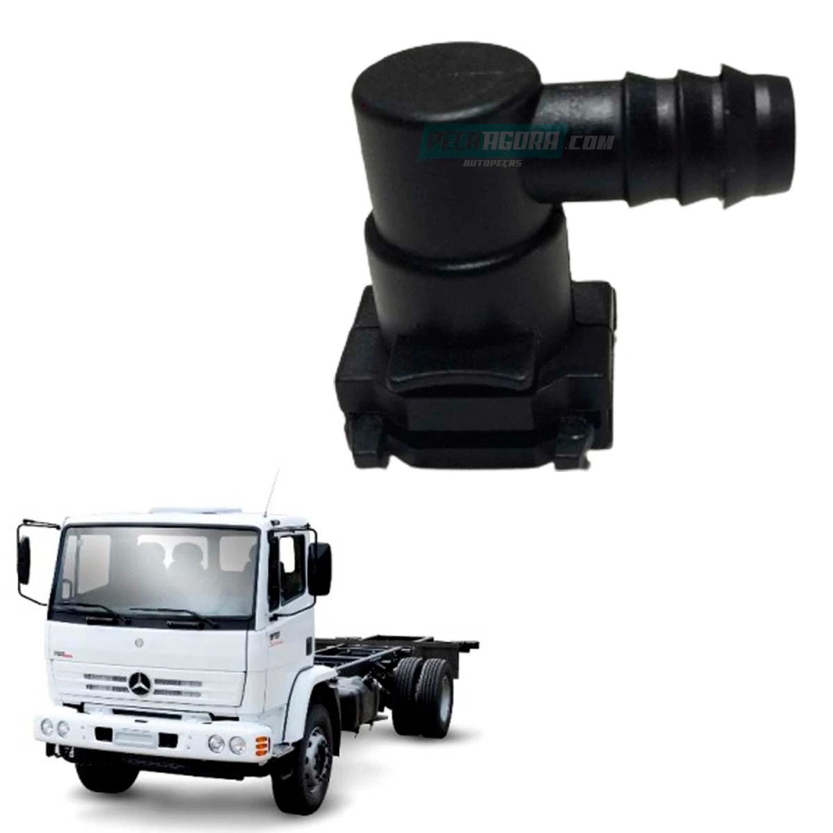 CONEXAO ENCANAMENTO FILTRO COMBUSTIVEL 90G MB 1718 2423 915 ACCELO 915C 712 712C