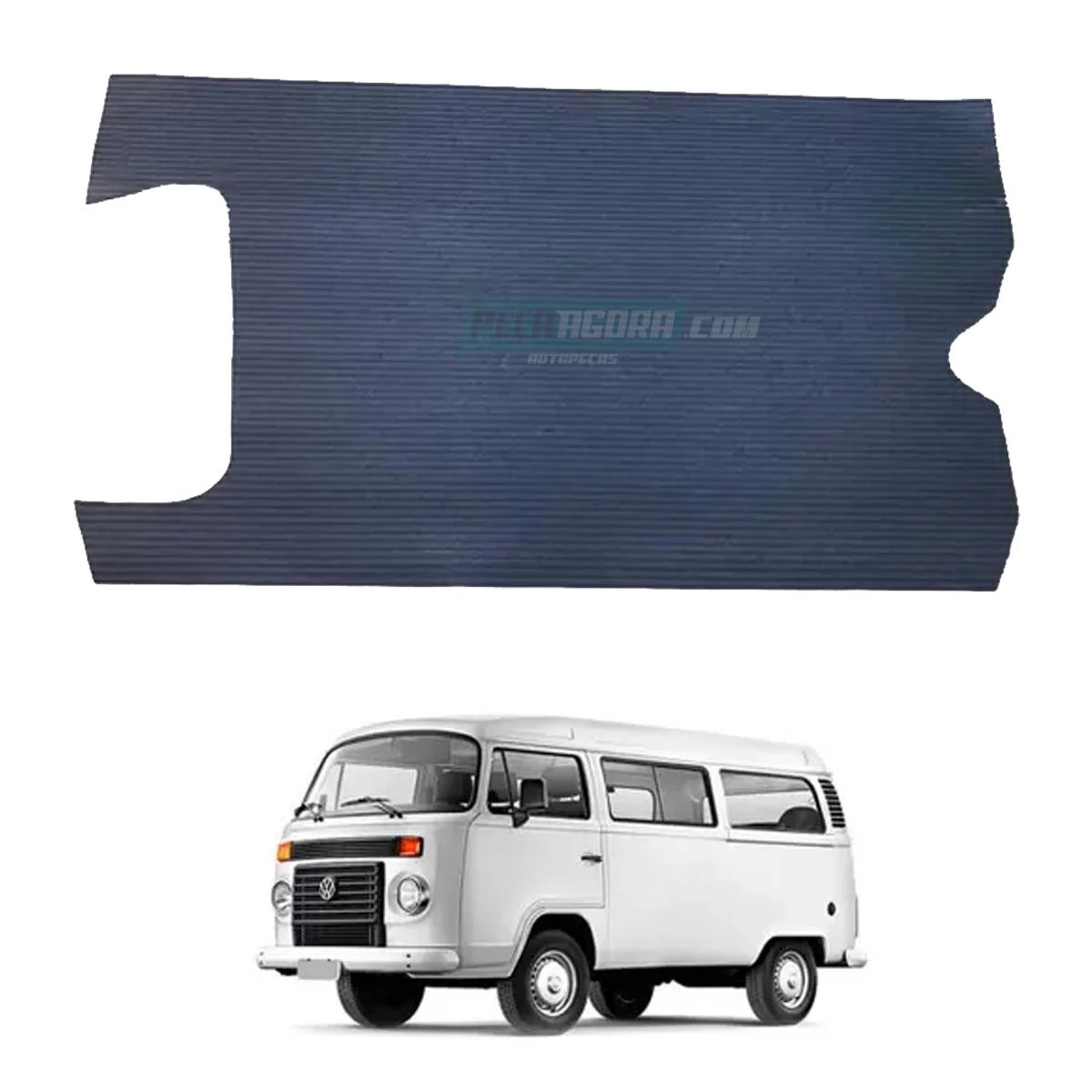 TAPETE TEXTURIZADO MALA C/ ABAS KOMBI 98 99 00 01 02 03 04 (M138357)