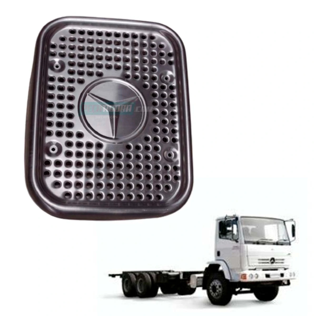 CHAPA PROTETORA DIANTEIRA SILENCIOSO MB 2726K MERCEDES BENZ (6934917130-69649100