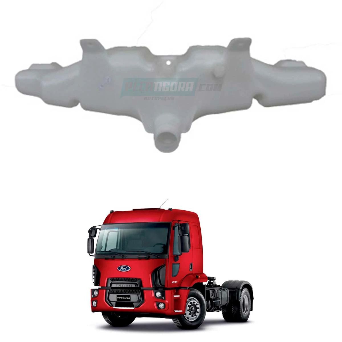 RESERVATORIO AGUA LAVADOR PARABRISA FORD NOVO CARGO 1317 4X2 1319 4X2 1517 4X2 1