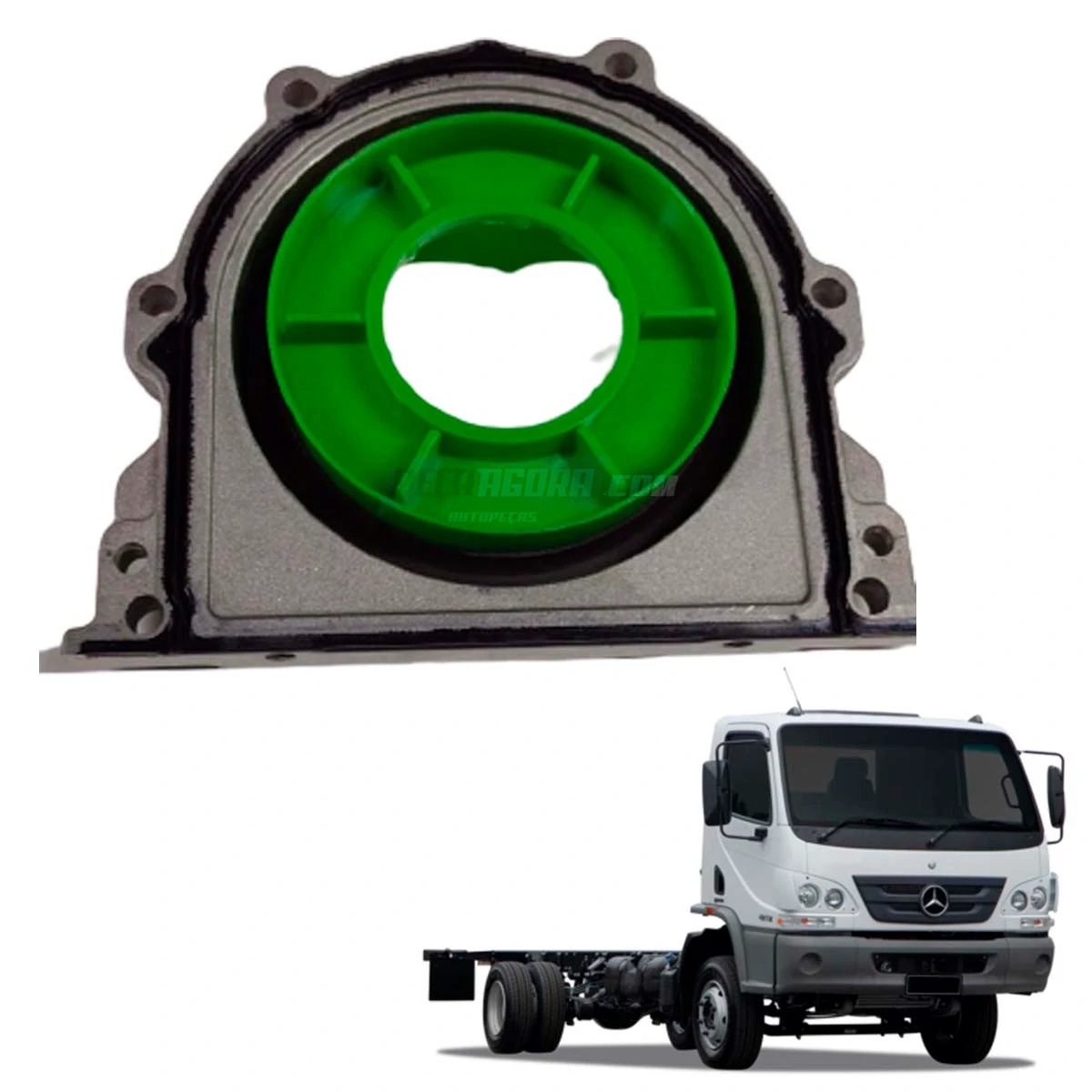 RETENTOR VIRABREQUIM TRASEIRO FLANGE MOTOR OM612 MB ACCELO 715 (6120140222)