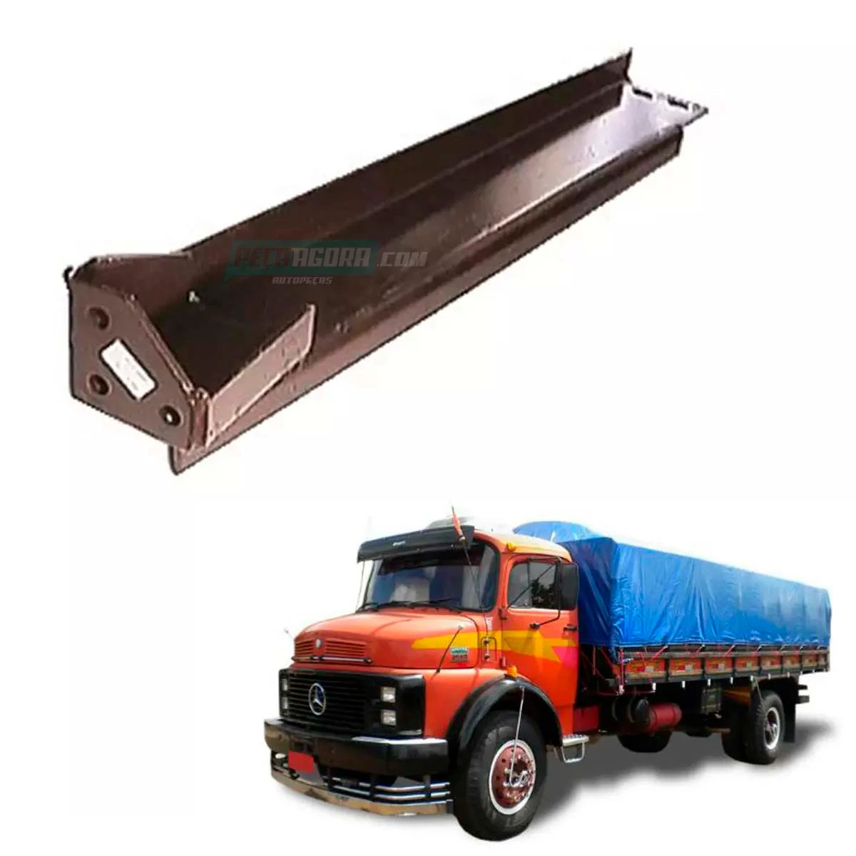 SUPORTE PARACHOQUE DIANTEIRO DIREITO MB 1113 1313 2219 1518 (3455200132-F19D-007