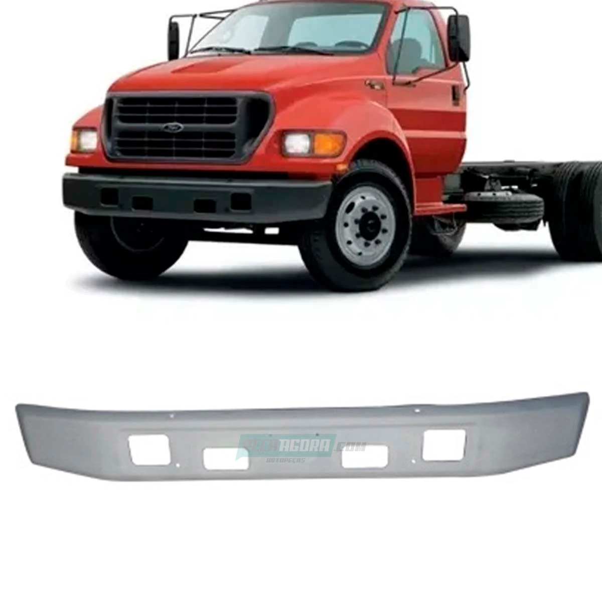 PARACHOQUE DIANTEIRO FIBRA FORD F12000 F14000 F16000 98 A 2005 PITBULL (1C441775