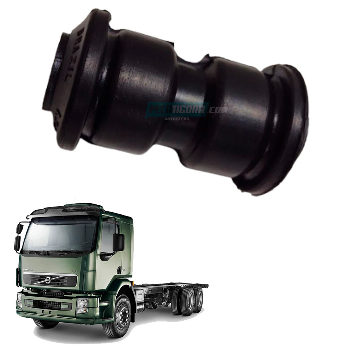 BUCHA MOLA DIANTEIRA VOLVO VM17 VM23 VM210 VM260 VM310 DIAMETRO INTERNO 16,2MM C