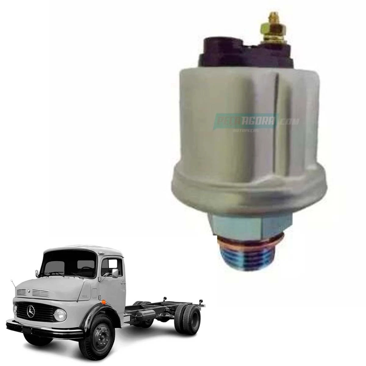 SENSOR PRESSAO OLEO 0-7 BAR M14X1,5 MOTOR MB 80 A 93 OM352 1113 1313 1513 1114 1