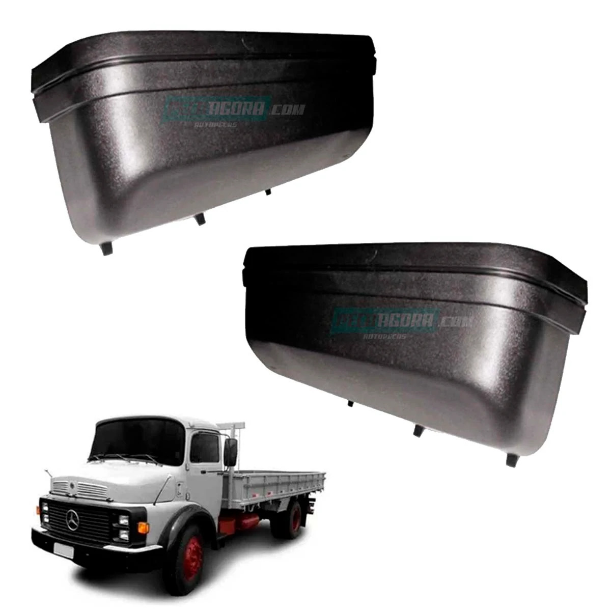 PAR BOLSA LATERAL PORTA CAMINHAO MB 1113 1114 1313 2013 MERCEDES BENZ (CX.UNIAO3