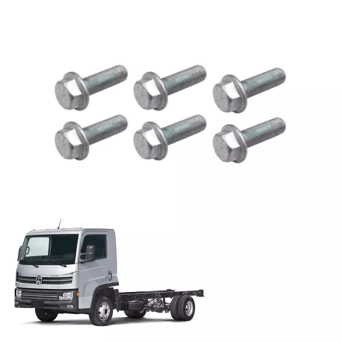 PARAFUSO SEXTAVADO FIXA SUPORTE DISTANCIADOR RODA M14 X 1.5 X 45 NOVO DELIVERY 6