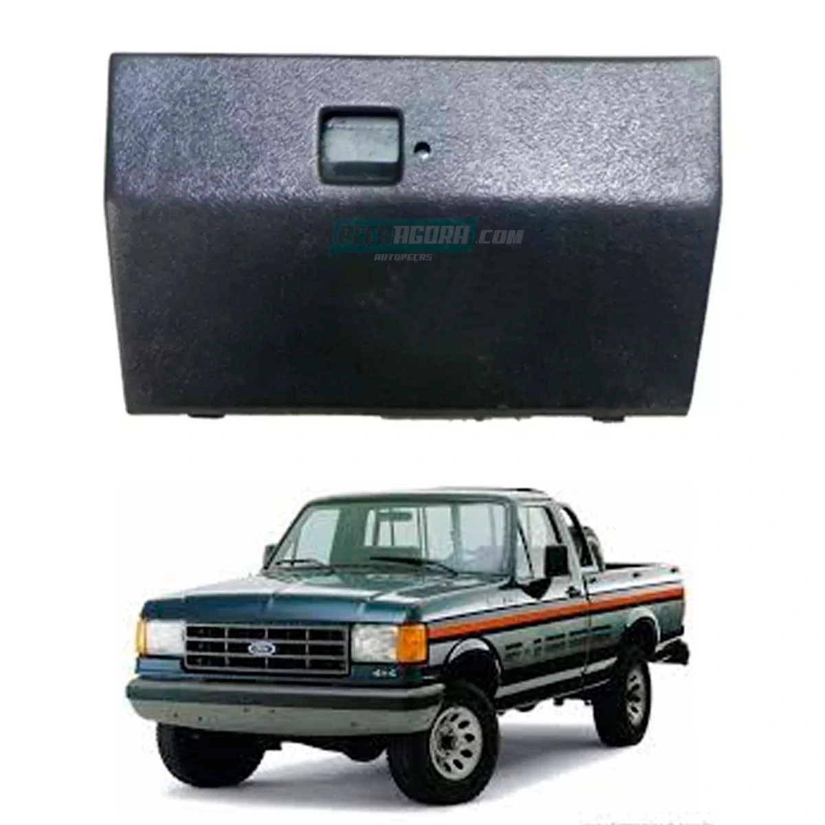 TAMPA PORTA LUVA FORD F1000 F4000 F12000L F14000HD 1993 A 1998 SAPAO (TNK857127-