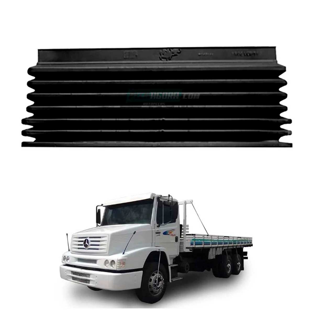 MANGUEIRA FOLE LIGACAO DUTO AR MB L1618 1620 1621 1218 1418 1723 (6948317088.)