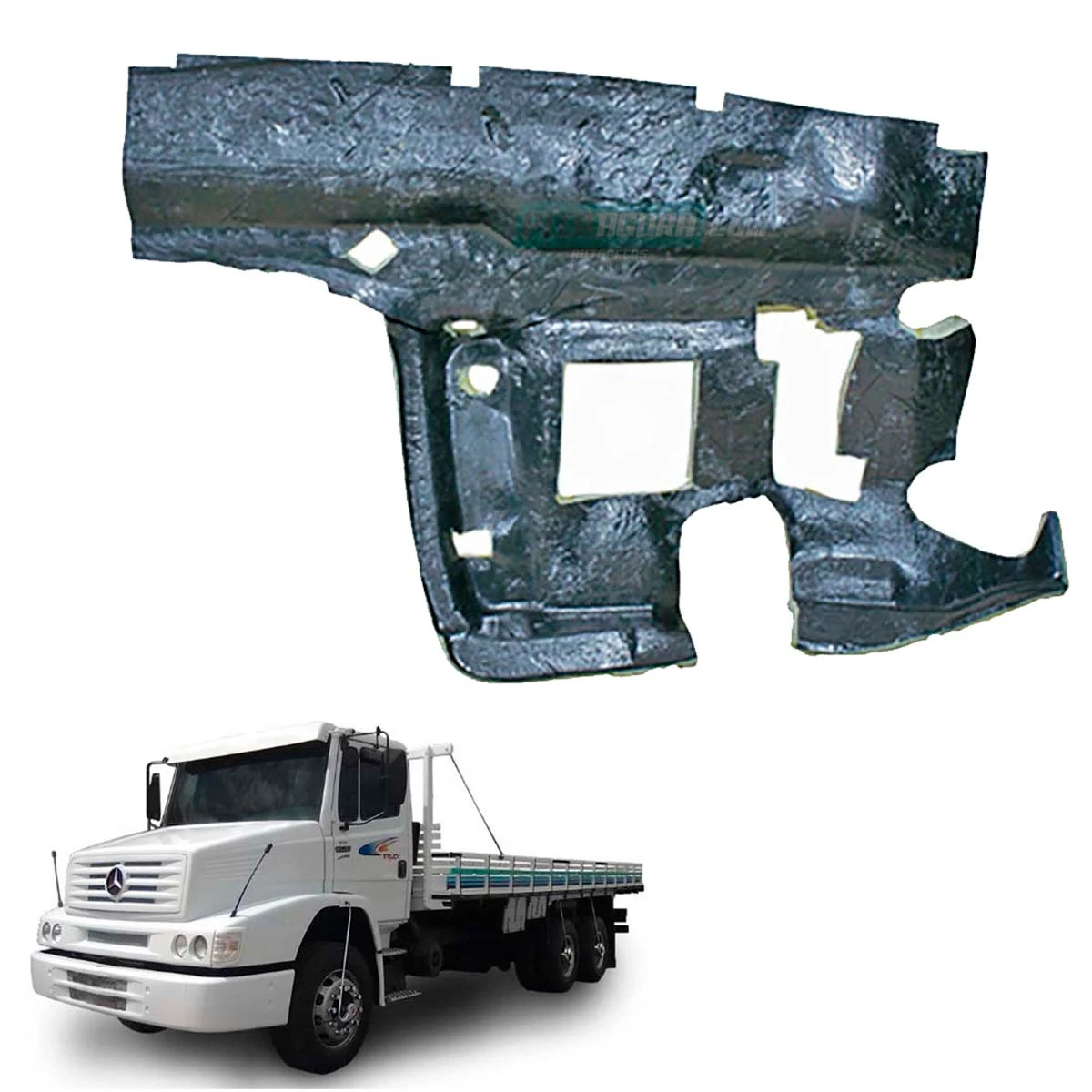 ANTI RUIDO PAINEL ESQ MB 1620 1114 1215 1217 1218 1314 1317 1417 1418 (384682802