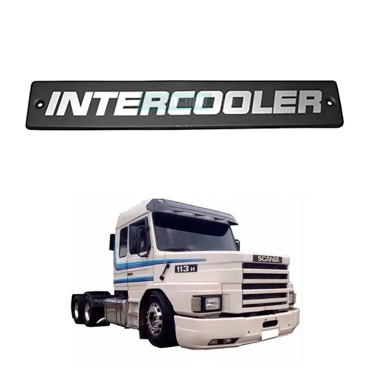 LETREIRO INTERCOOLER PARA SCANIA T112 T113 (522782)