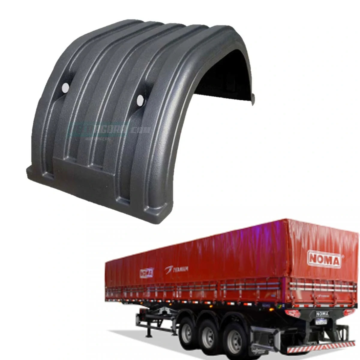 PARALAMA CARRETAS NOMA ATE 2009 PLASTICO REFORCADO  (62001102-Z620)