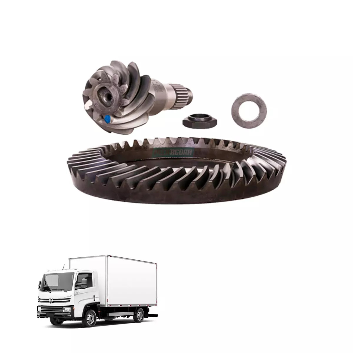 COROA E PINHAO 43X9 RAT4.78 DIFERENCIAL VW 8.9 10.5 6160 ANO 2018 DIANTE DELIVER