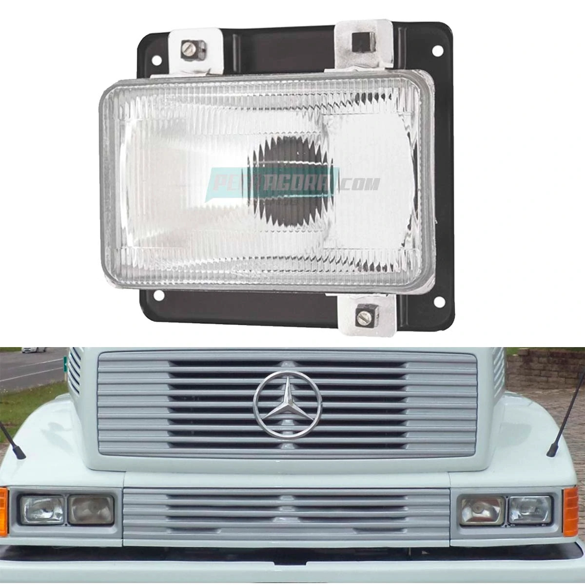 FAROL ALTO MB 1214 1414 1614 1935 2314 BICUDO O370 O371 O400 - COM ARO H1 (38482