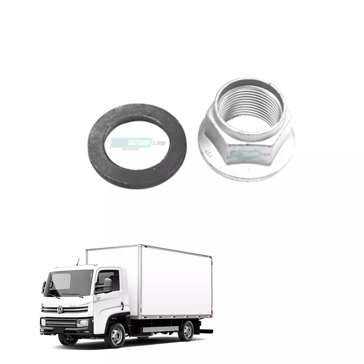 PORCA PINHAO DIFERENCIAL VW 10.5 ​VW CAMINHAO 4150 4160 6160 ANO 2017 DIANTE D