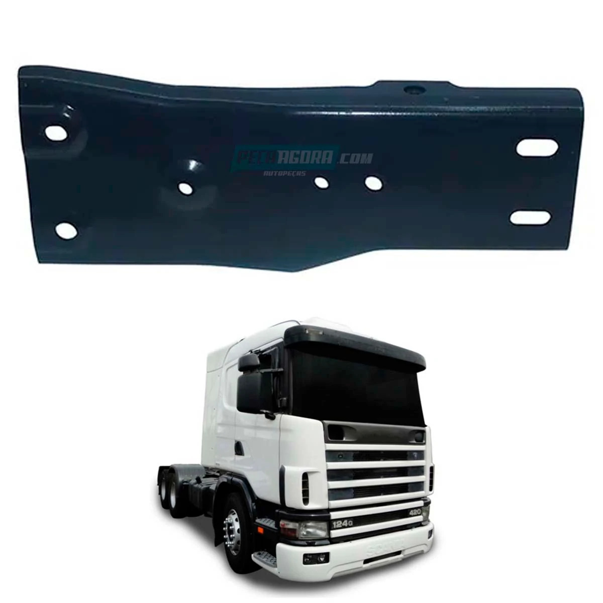 SUPORTE FIXACAO CATALISADOR PARA SCANIA SERIE 4 5 A PARTIR 2003 EM DIANTE (14976
