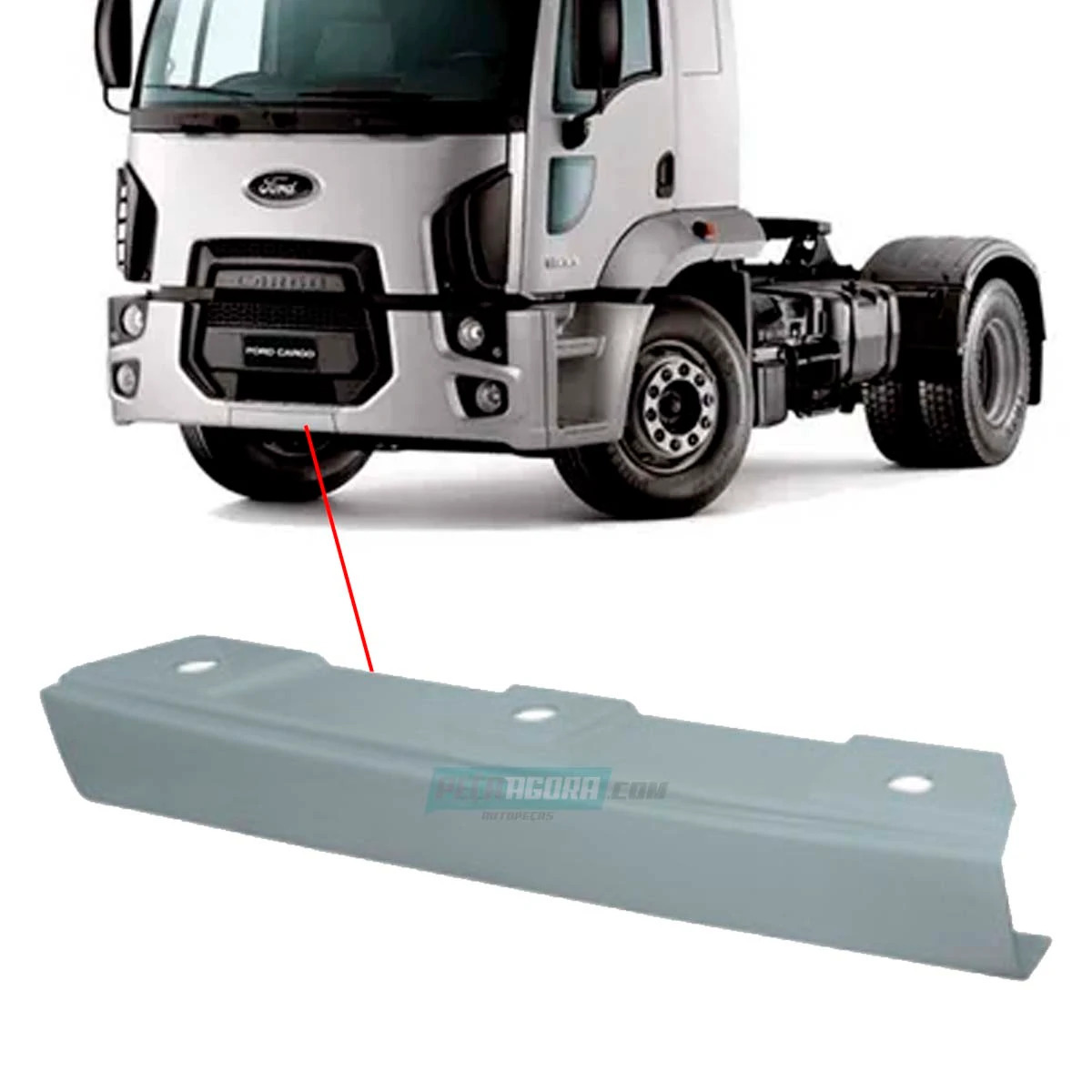 PARACHOQUE INFERIOR CENTRAL FORD NOVO CARGO 1317 1717 2428 2422 1517 1722 1719 1