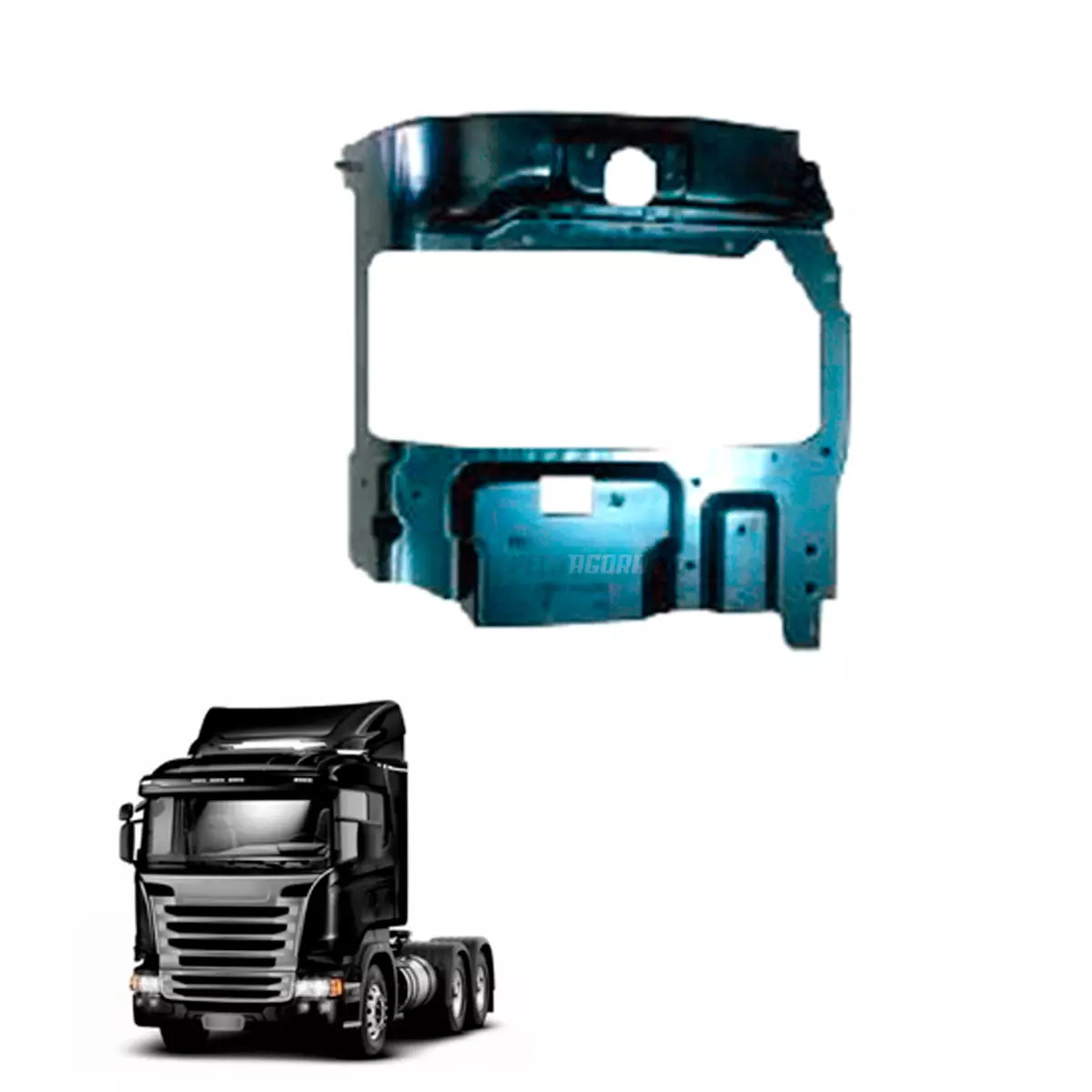 BOJO FAROL DIREITO PARA SCANIA SERIE 5 2010 DIANTE (1853355.)