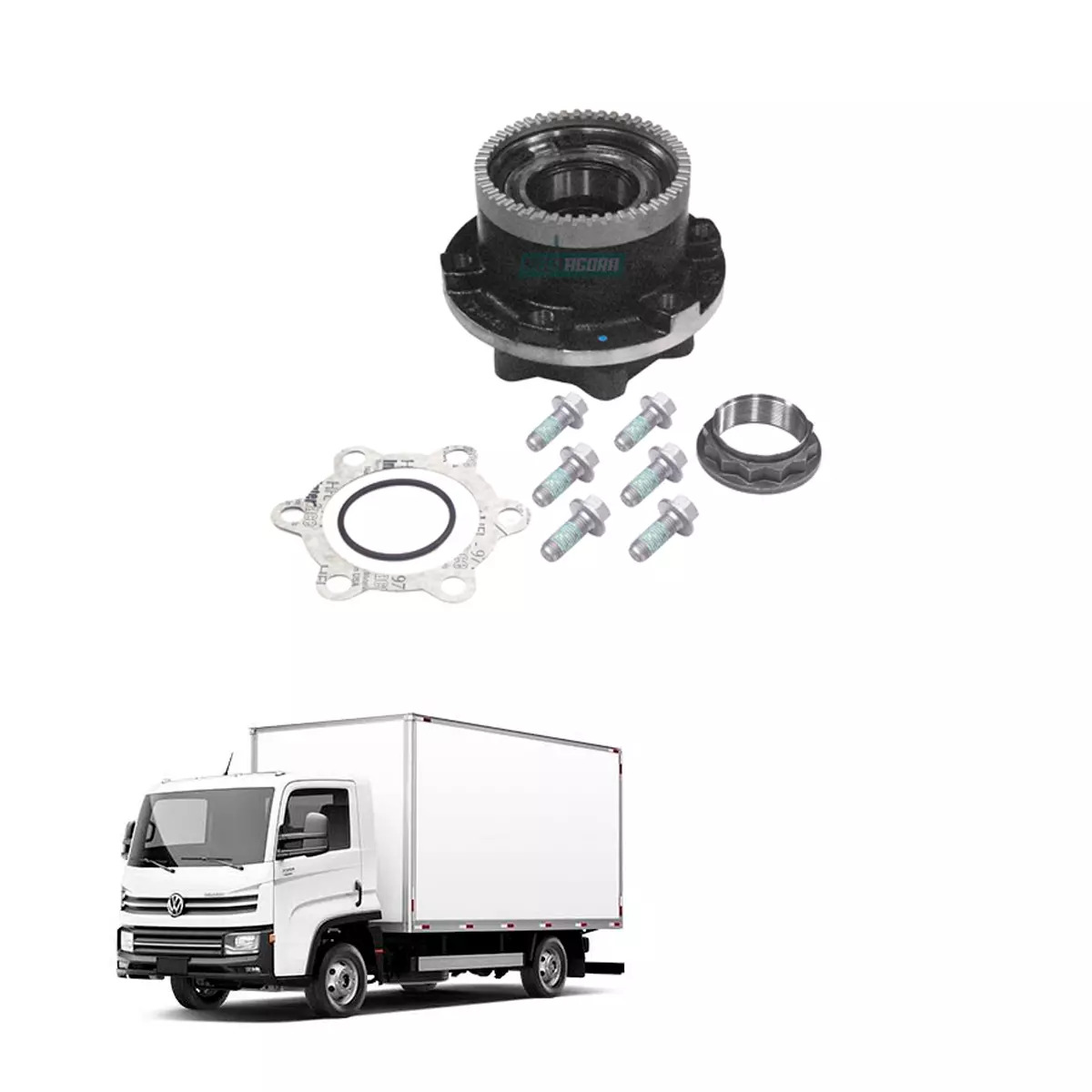 CUBO RODA TRASEIRA DIFERENCIAL VW 8.9 VW CAMINHAO NOVO DELIVERY DIFERENCIAL VW 8