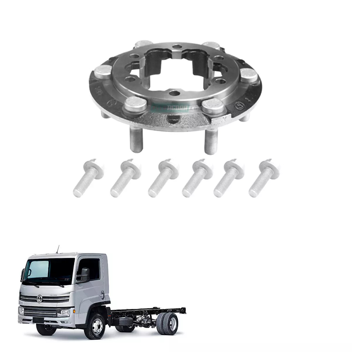 SUPORTE DISTANCIADOR CUBO RODA DIFERENCIAL VW 10.5 VW CAMINHAO NOVO DELIVERY 616