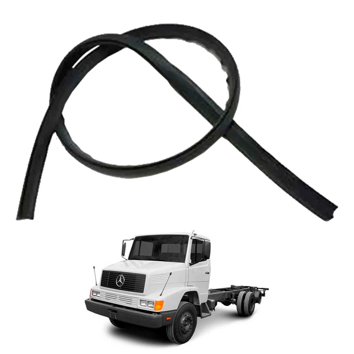 VEDACAO PARALAMA 1205MM MB 1214 1215 1218 MERCEDES BENZ (6939870452)