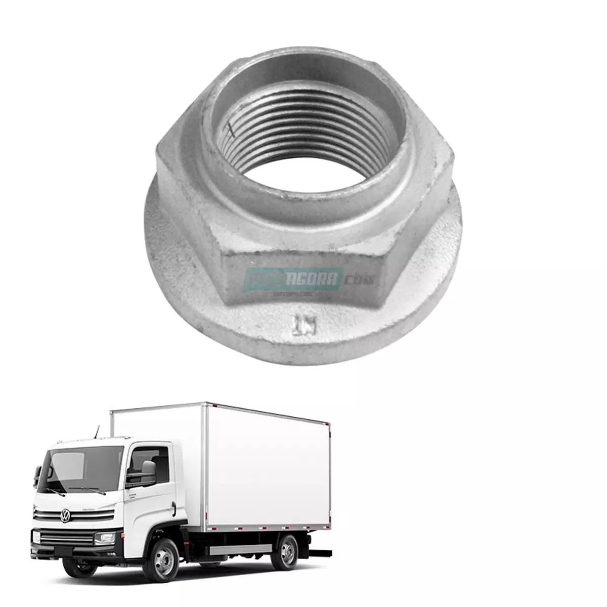 PORCA PINHAO DIFERENCIAL VW 8.9 M22 X 1.5 VW CAMINHAO 4150 4160 ANO 2017 DIANTE 