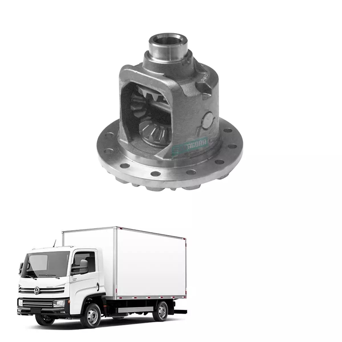 CAIXA SATELITE COMPLETA DIFERENCIAL VW 10.5 RAT 4.78 A 5.13 ​CAMINHAO NOVO DEL