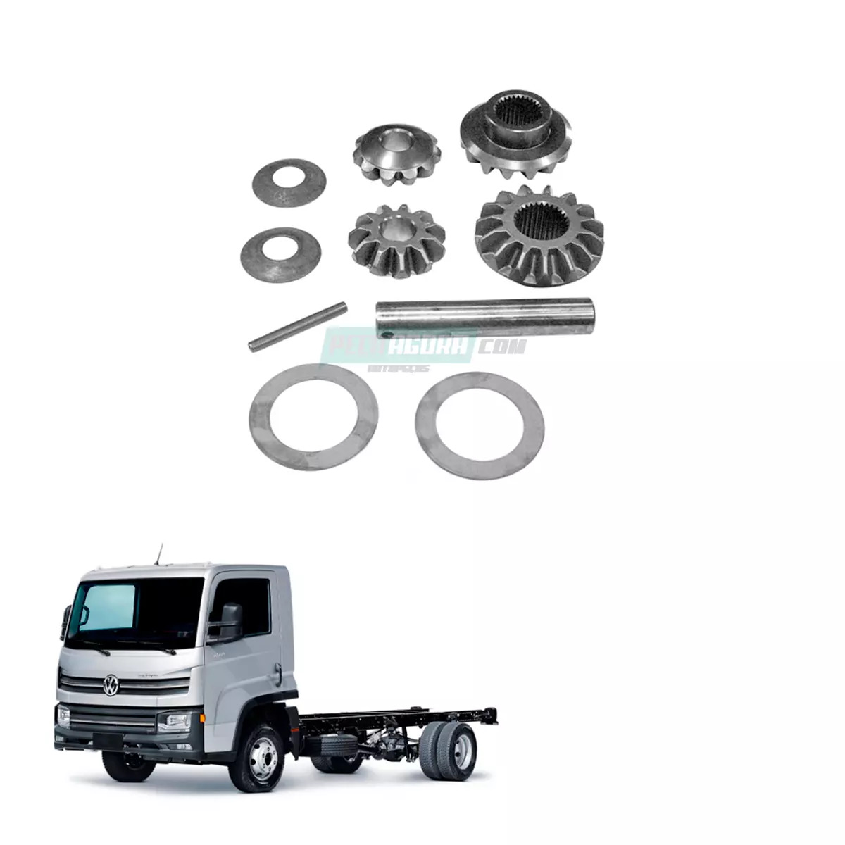 REPARO CAIXA SATELITE DIFERENCIAL 10.5 ​VW CAMINHAO NOVO DELIVERY 6160 ANO 201