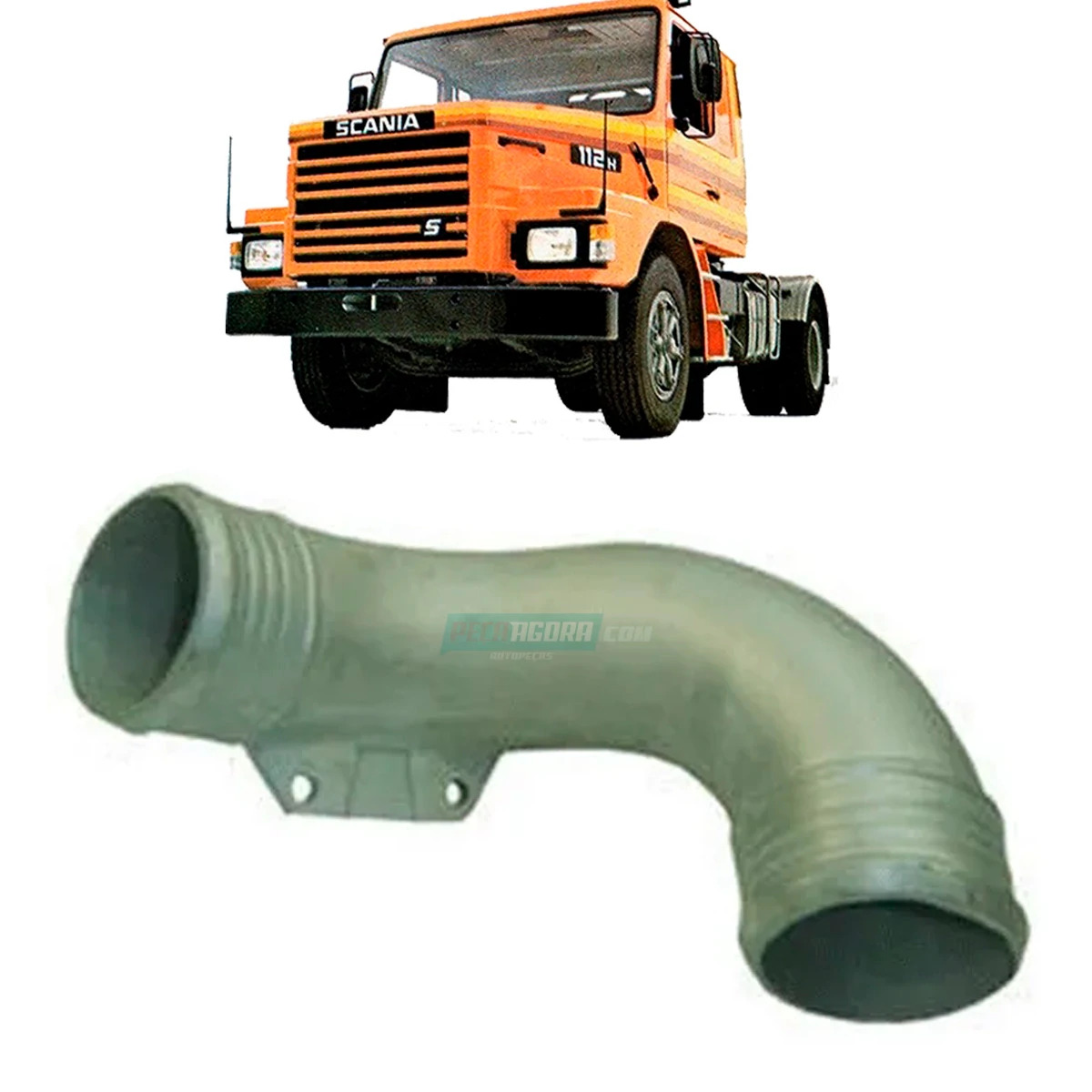 TUBO INTERCOOLER RADIADOR AR PARA SCANIA 112 (332706)