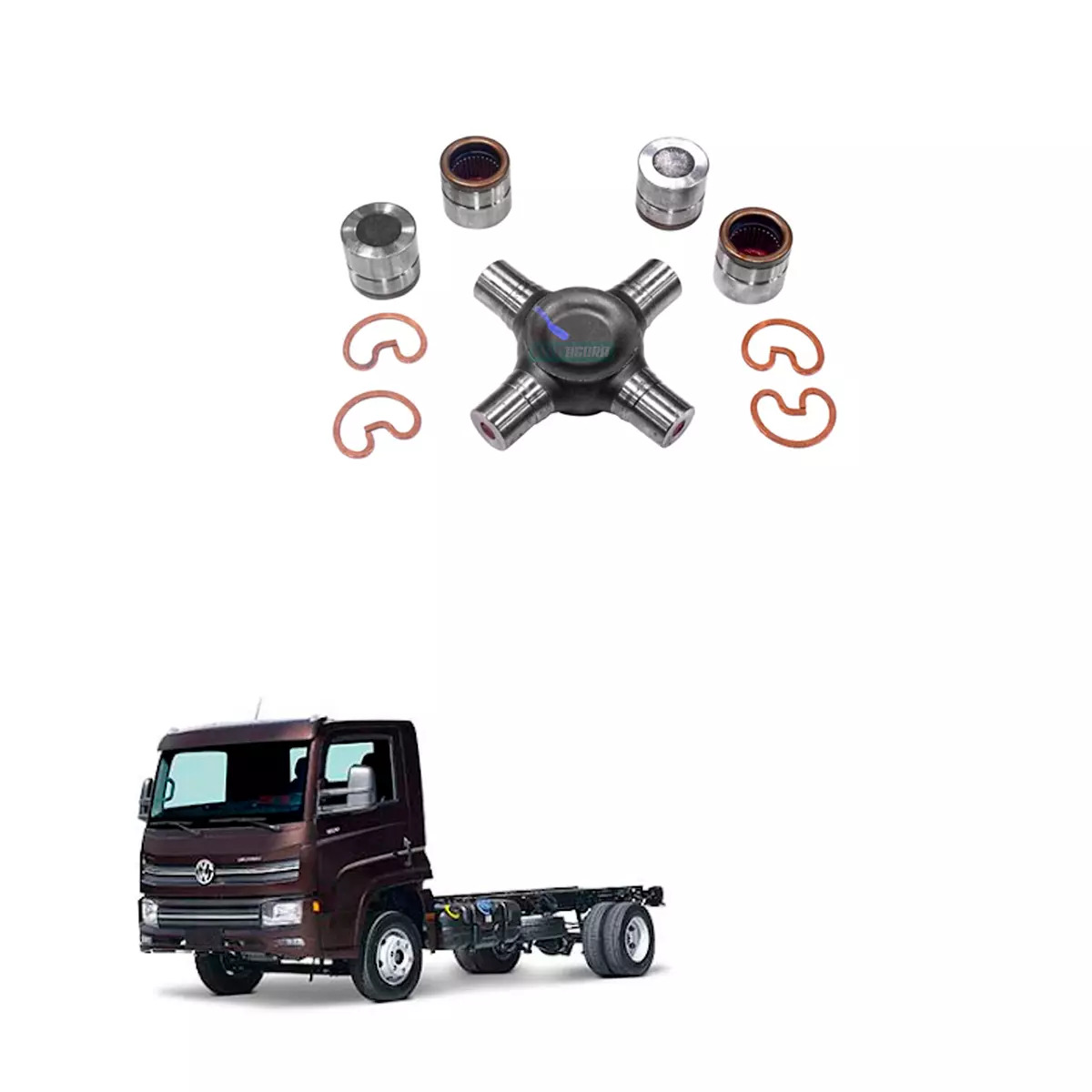 CRUZETA CARDAN ​VW NOVO DELIVERY 9170 11180 ANO 2018 DIANTE ONIBUS 10180 EOD A