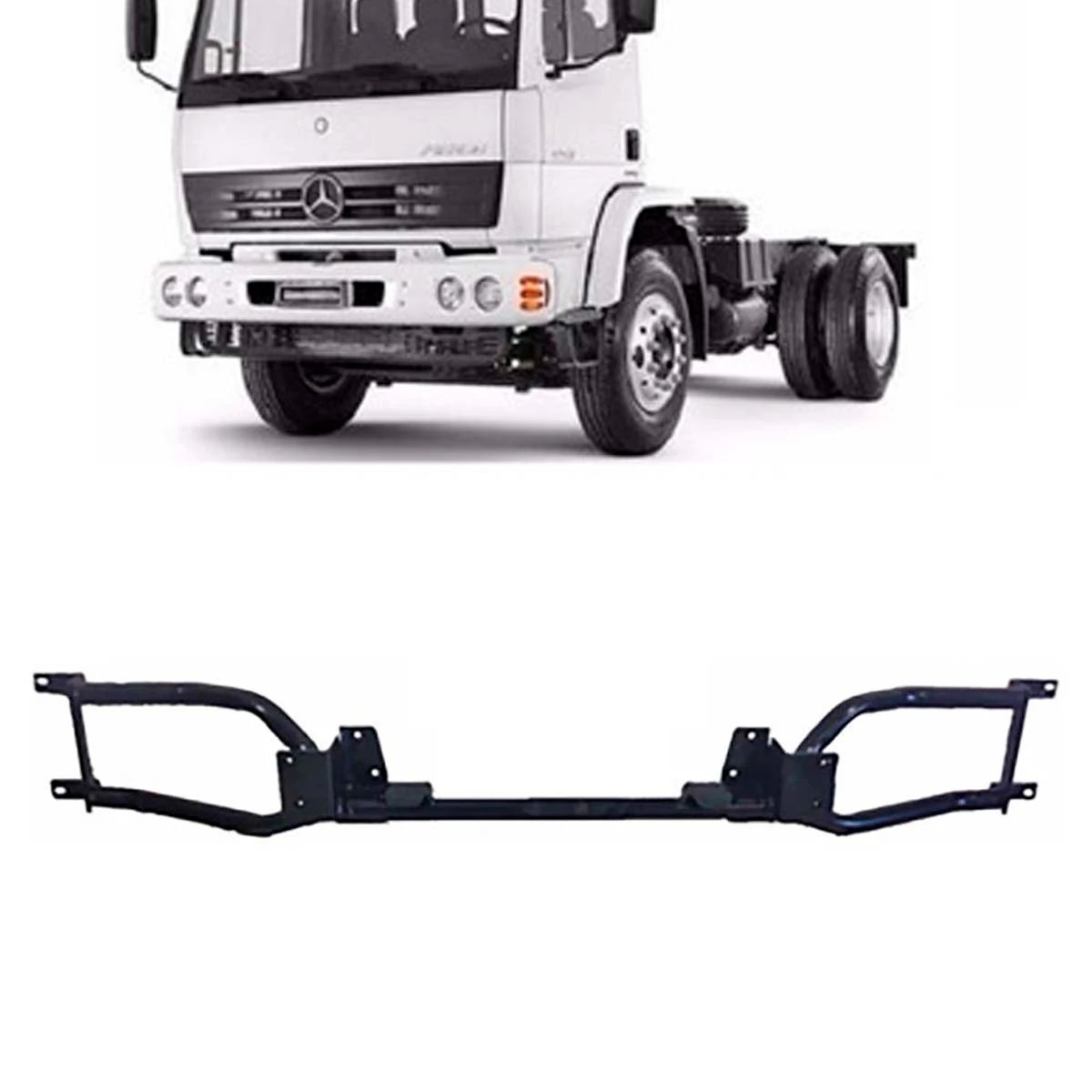 SUPORTE PARACHOQUE FRONTAL MB ATRON 914C 1215 1318 1718 2423 1728 CABINE FRONTAL