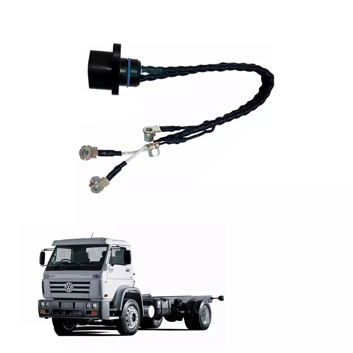 CHICOTE ELETRICO BALANCIM MOTOR CUMMINS ISB 4 E 6 CIL ​VW 17250E 24250E 8150E 