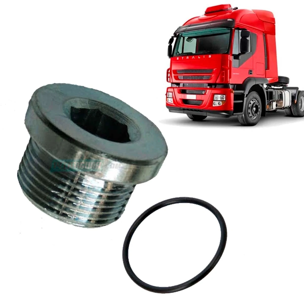 BUJAO TAMPA CUBO IVECO STRALIS EUROTRAKKER EUROMOVER EUROSTAR EUROTECH EUROCARGO